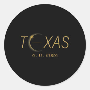 Adesivo Texas Solar Eclipse 2024 Shirt Total
