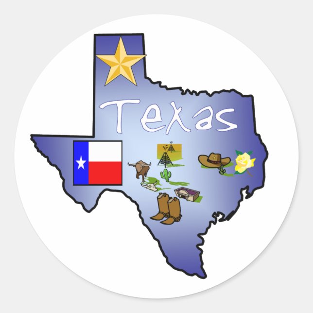 Adesivo Texas Sticker (Frente)