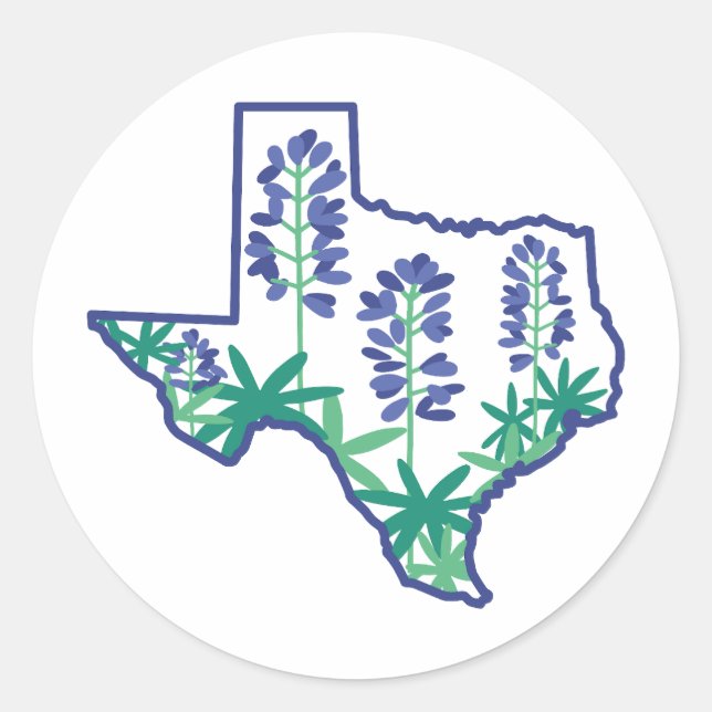 Adesivo Texas Sticker, Texas State Sticker, Texan, Texas (Frente)