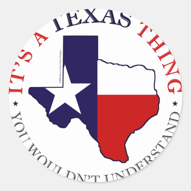 Adesivo Texas Thing (Frente)