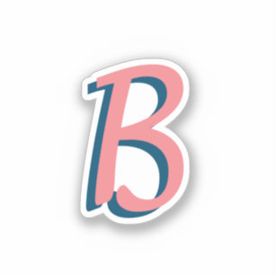 Adesivo Texto 3D Cor-de-rosa com tendência inicial Neon