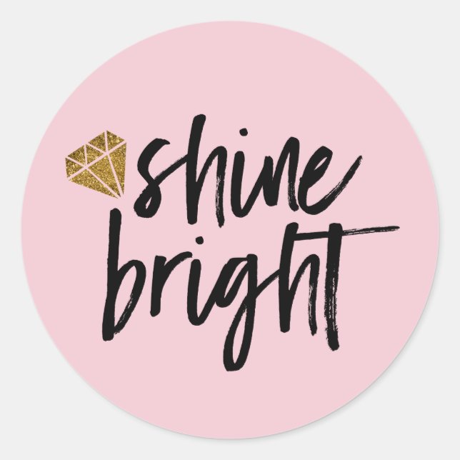 Adesivo Texto Brilhante Gráfico com Brilho com Diamante Do (Frente)