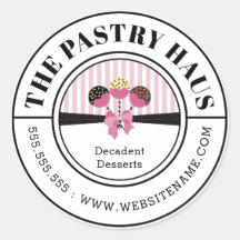 Texto Curvo de Pop de Bolo Elegante