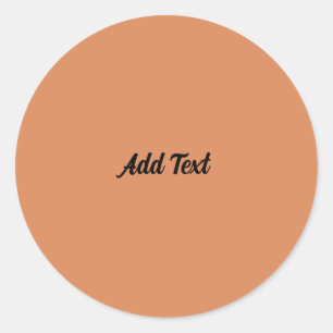 Adesivo Texto de adição em laranja persa personalizado