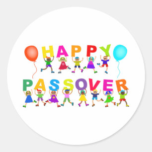 Adesivo Texto de Cartografia Gelada de Passover Feliz Text