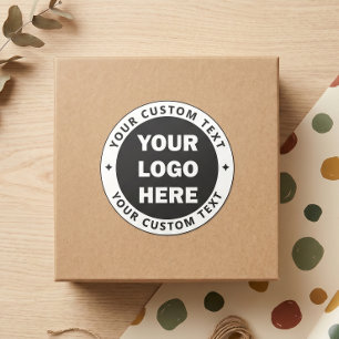 Adesivo Texto de Logotipo Personalizado Marcação Comercial