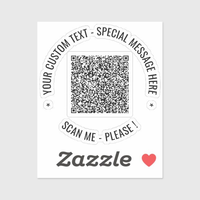 Adesivo Texto e Cores Personalizados de Informações de Ver (Folha)