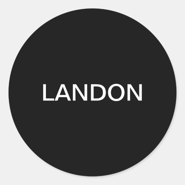 Adesivo Texto Editável Moderno Negrito (Frente)