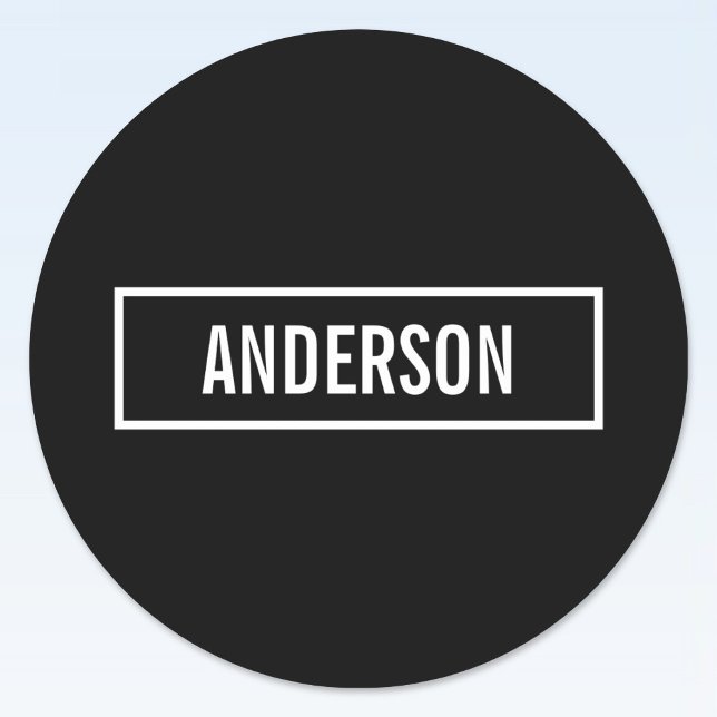 Adesivo Texto editável moderno no quadro de estilo de logo (Criador carregado)