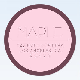 Adesivo Texto moderno personalizável com limite