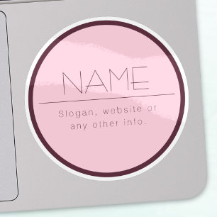 Adesivo Texto moderno personalizável com limite