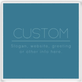 Adesivo Texto Moderno Personalizável | Oceano e Robin - Az