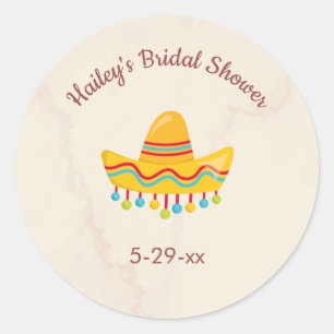 Adesivo Texto Personalizado Chuveiro de Noiva Sombrero Per