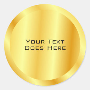 Adesivo Texto Personalizado com aparência metálica Faux 