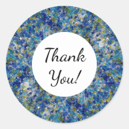 Adesivo Texto Personalizado Do Feed Azul E Verde