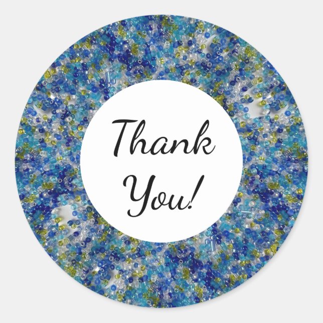 Adesivo Texto Personalizado Do Feed Azul E Verde (Frente)