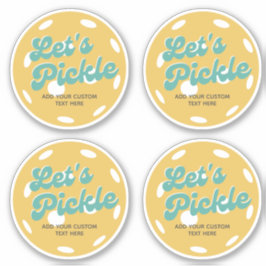 Adesivo Texto Personalizado do Seletor de Vamos de Esferas