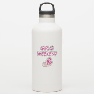 Adesivo Texto Personalizável do Fim de Semana de Girls