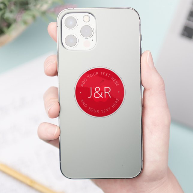 Adesivo Texto personalizável do na moda (Telefone)