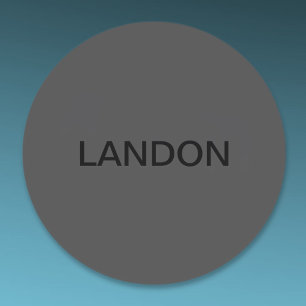 Adesivo Texto personalizável   Preto e Branco Moderno Negr