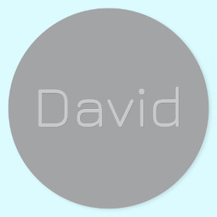 Adesivo Texto Simples 3 Dimensionável   Cinza