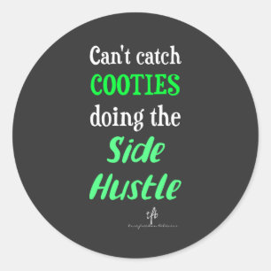Adesivo Texto Verde de Neon-line das Cooties de Hustle Lat