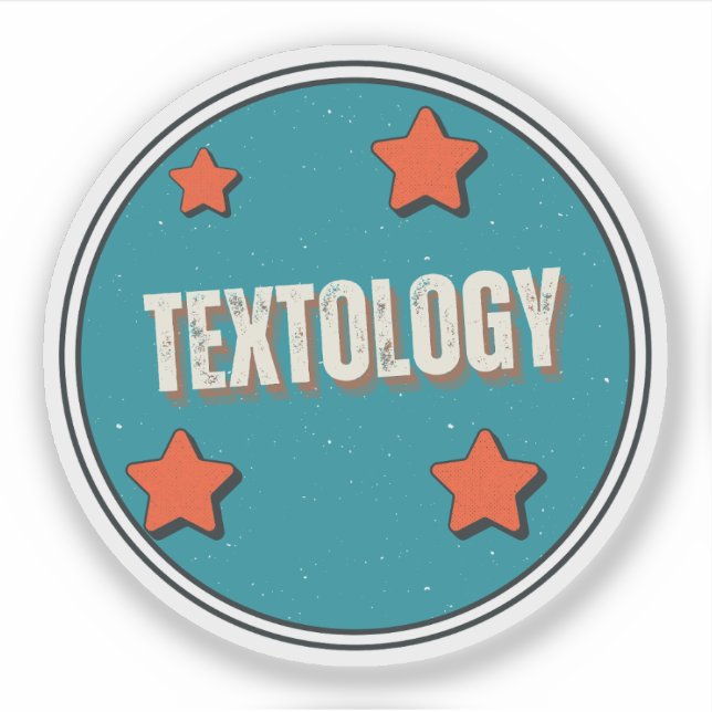 Adesivo Textologia (Frente)