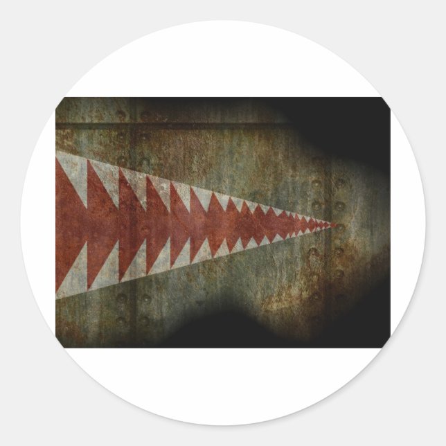 Adesivo textura da boca do tubarão (Frente)