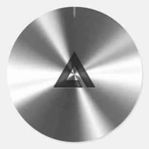 Adesivo Textura de aço brilhante realista moderna