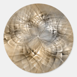 Adesivo Textura de Arte Fractal Moderno Abstrato Tons da T