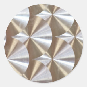 ADESIVO TEXTURA DE CÍRCULOS DE MÚSICA DE DISCOS METÁLICOS