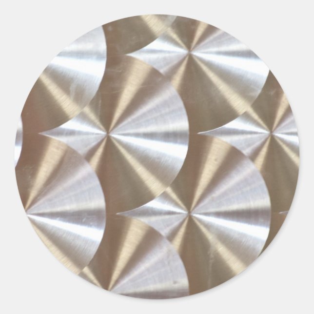 ADESIVO TEXTURA DE CÍRCULOS DE MÚSICA DE DISCOS METÁLICOS  (Frente)