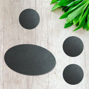 Adesivo Textura de couro preto escura