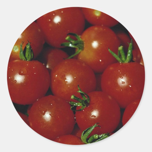 Adesivo Textura de tomate de cereja doce (Frente)