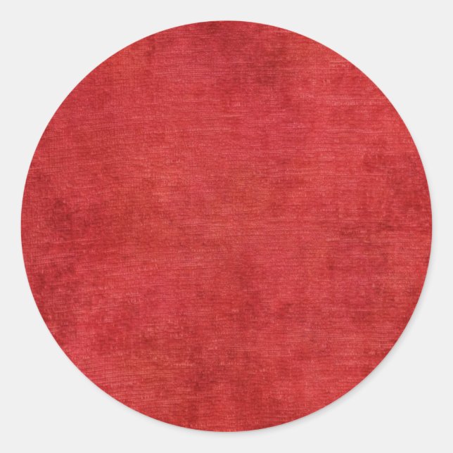 Adesivo Textura do Tecido de Natal Red Chenille (Frente)