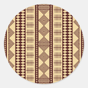 Adesivo Textura étnica de Brown