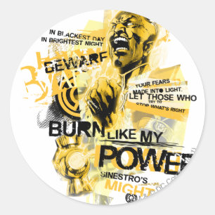 Adesivo Thaal Sinestro 10