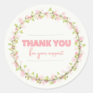 ADESIVO THANK FOR YOU SUPPORT