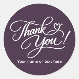 Adesivo Thank You elegant sticker