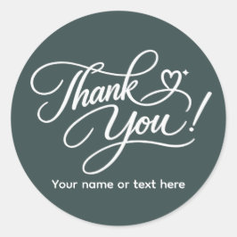 Adesivo Thank You elegant sticker
