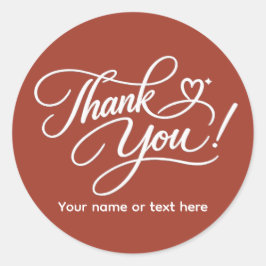 Adesivo Thank You elegant sticker