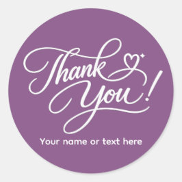 Adesivo Thank You elegant sticker