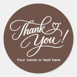 Adesivo Thank You elegant sticker