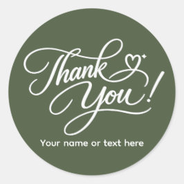 Adesivo Thank You elegant sticker