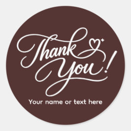 Adesivo Thank You elegant sticker