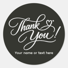 Adesivo Thank You elegant sticker