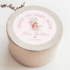 Adesivo Thank you Fairy Much Fairy 1st Birthday Magical