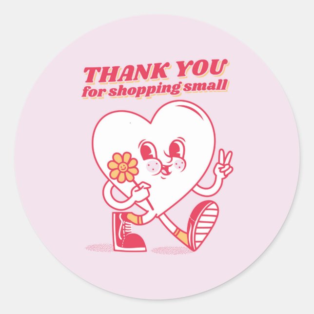 Adesivo Thank you for shopping small sticker (Frente)