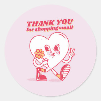 Adesivo Thank you for shopping small sticker