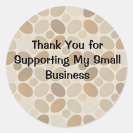 Adesivo Thank You for Supporting My Small Business Sticker